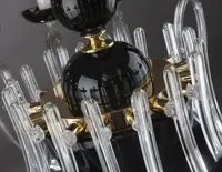 Chandelier crystal black EL4211600BLACK
