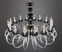 Chandelier crystal black EL4211600BLACK