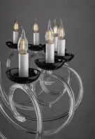 Chandelier crystal black EL4211600BLACK