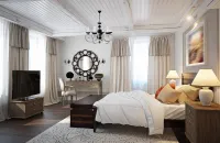 Glass chandelier EL421600 black