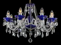 Crystal chandelier violet EL6848022