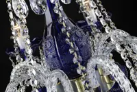 Crystal chandelier violet EL6848022