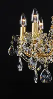 Golden crystal chandelier LLCH08-COATED-CRYSTAL-D - detail 