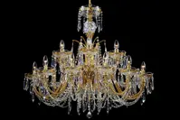 Chandelier crystal LLCH18-CRYSTAL-GOLD
