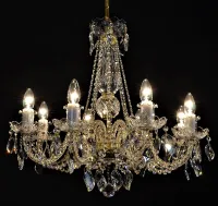 Cut glass crystal chandelier LW142082100G