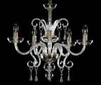 Clear Glass Chandelier AL058