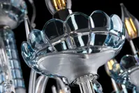 Crystal blue chandelier EL619811 - detail 