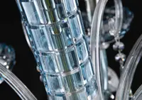 Crystal blue chandelier EL619811 - detail 