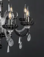 Chandelier crystal black EL619818N