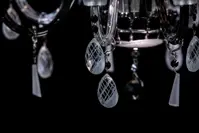 Chandelier crystal black EL619818N