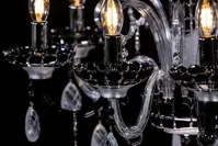 Chandelier crystal black EL619818N
