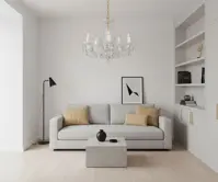 Cut glass crystal chandelier L16051CLN