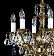 Chandelier brass cast L16143CLN