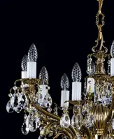Chandelier brass cast L16145CLN