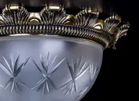 Brass chandelier L390