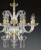 Clear Glass Chandelier AL059 - detail 