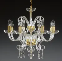 Clear Glass Chandelier AL059