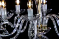 Clear Glass Chandelier EL2248023