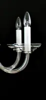 Clear Glass Chandelier  LW513120100G - candle detail