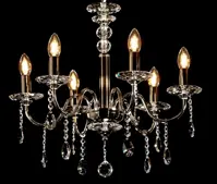 Brass chandelier AL247