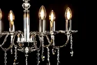 Brass chandelier AL247