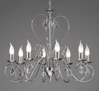 Chandelier with metal arms OLU16588