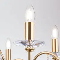 Chandelier with metal arms OLU16706