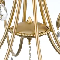 Chandelier with metal arms OLU16706