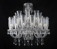  Chandelier Baccarat Style EL2032402T MAT - silver 