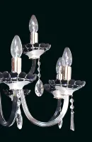 Glass chandelier EL6138+418
