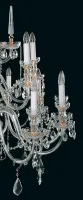 Chandelier crystal large  EL6701801SWPB - candle detail