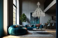 Crystal chandelier luxury EL6764803AD1