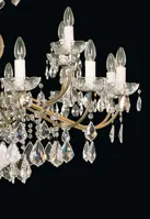 Chandelier with metal arms EL9001802PT