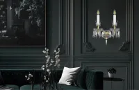 Crystal wall lamp EN6762W03AD1