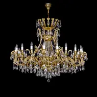 Brass chandelier luxury L367CLN
