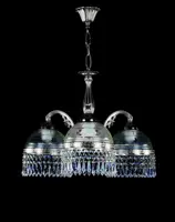 Brass chandelier with trimmings  L330CE - silver 