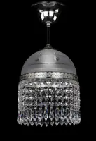 Brass chandelier with trimmings L331CE - silver 