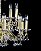 Chandelier with metal arms AL102