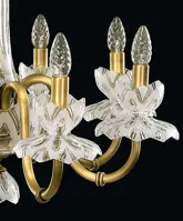 Chandelier with metal arms EL605819MPT