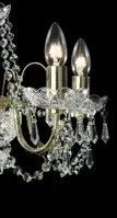 Chandelier with metal arms TX234000005