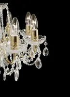 Chandelier with metal arms TX234000208