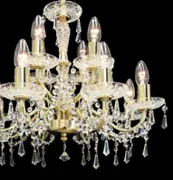 Chandelier with metal arms TX241000012