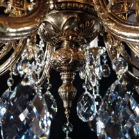 Brass chandelier AL243