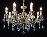 Brass chandelier AL243