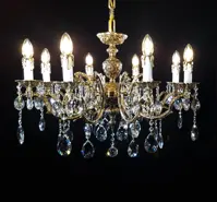 Brass chandelier AL243