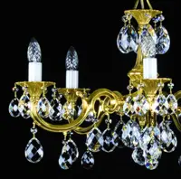 Chandelier cast brass L334CLN