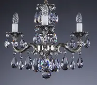 Brass chandeliers with trimmings L345CLN