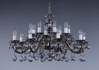 Chandelier with color trimmings L349B 8006