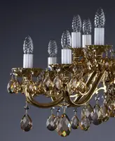 Chandelier with color trimmings L349B 8006