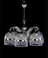 Brass chandelier LA099CE - silver 